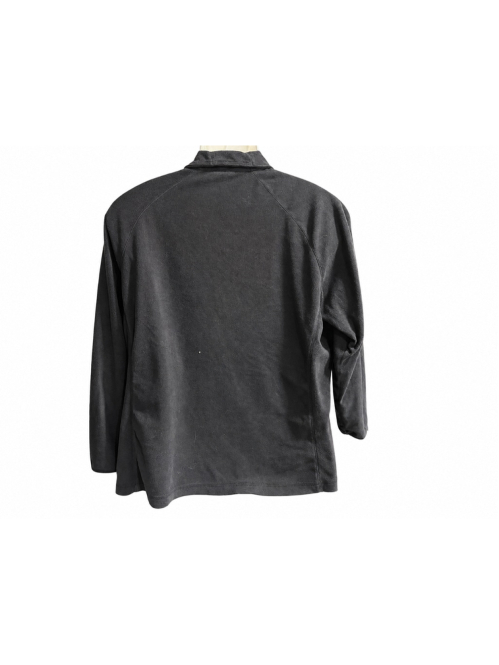 Women's Columbia Fleece Pullover Sweatshirt Grey Size 1X - Picture 3 of 4
